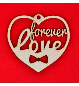 Фігура з фанери 0.3 "Forever love", 11 * 10см