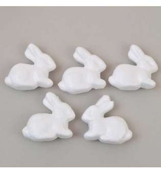 Набір пінопластових фігур SANTI "Little rabbit", 5шт/уп., 6,5 см.