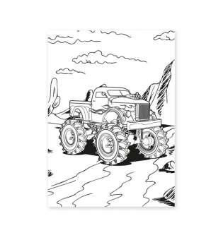 Розмальовка А4 1 Вересня Monster Truck 12 стор.