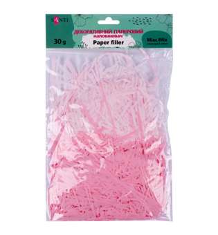 Набір паперового наповнювача SANTI, мікс, 2 кольори, 30 г, ніжно-рожевий та рожевий