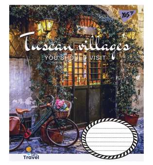А5/96 лін. YES Tuscan villages, зошит для записів