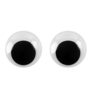 Оченята SANTI самоклеючі чорні 7мм 50 шт