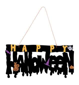 Декор Yes! Fun Хелловін "Happy Halloween", 41*20 см, фетр