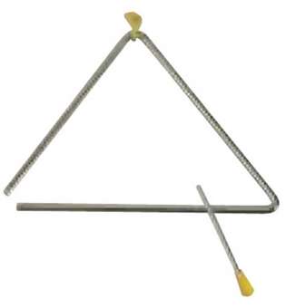 Трикутник 18 см, 7 ", з бітером Maxtone T-37/7