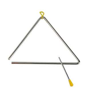 Трикутник металевий 15см 6 ", з бітером Maxtone TC-37/6