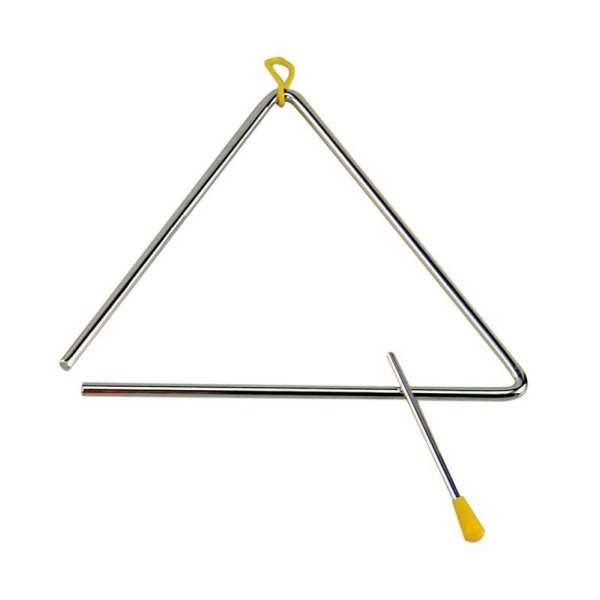 Трикутник металевий 15см 6 ", з бітером Maxtone TC-37/6