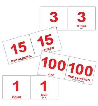 Картки Домана Числа\Numbers міні-40
