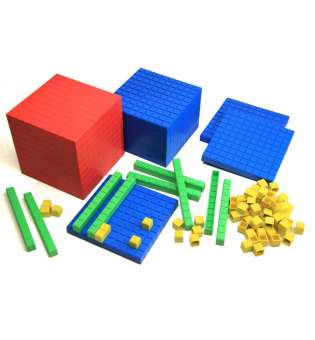 Математичний куб, набір (пластик)