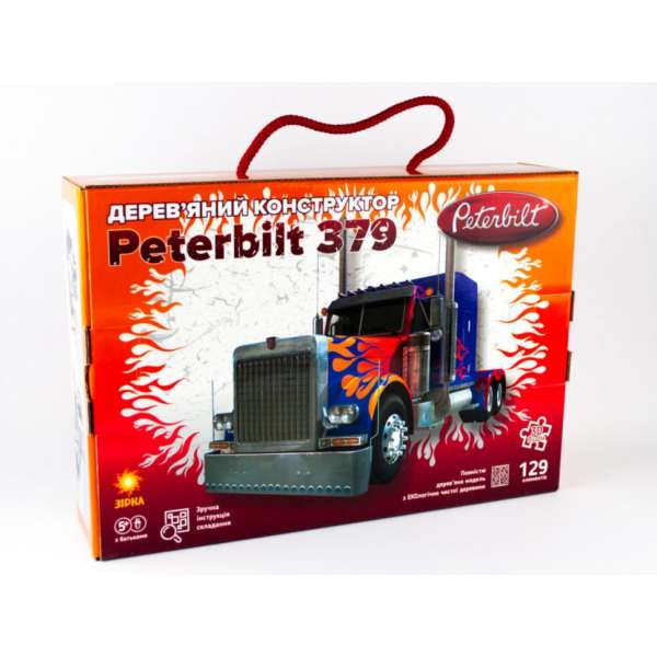 Peterbilt. Дерев'яний 3Д конструктор